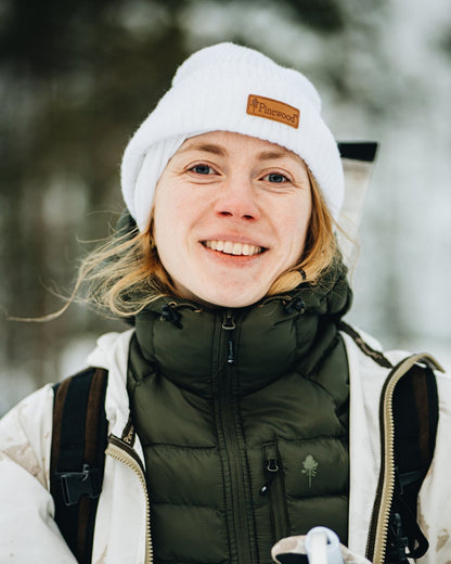 White Coloured Pinewood New Stoten Hat on outdoor background #colour_white