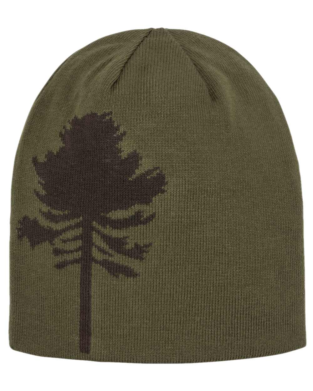 Orange Green Coloured Pinewood Tree Hat on white background #colour_orange-green