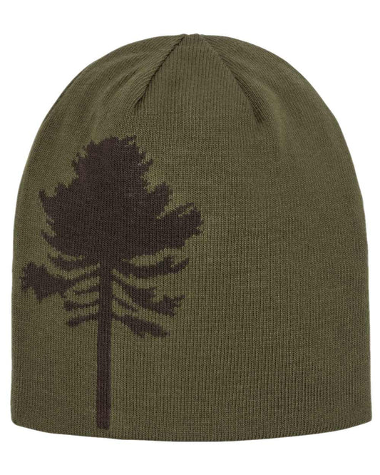 Orange Green Coloured Pinewood Tree Hat on white background #colour_orange-green