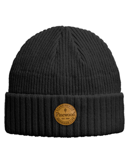 Black Coloured Pinewood Windy Hat on white background #colour_black