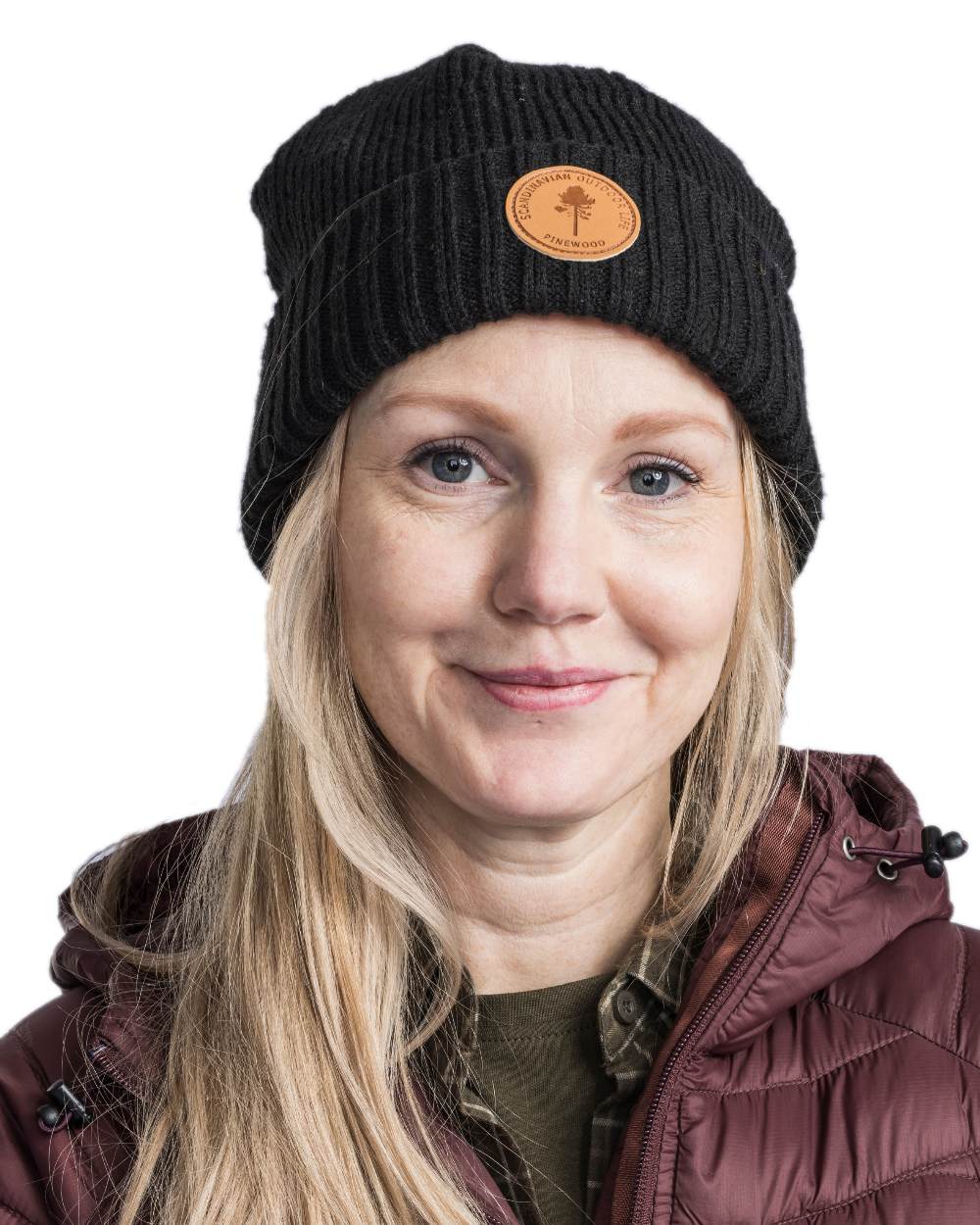 Black Coloured Pinewood Windy Hat on white background #colour_black