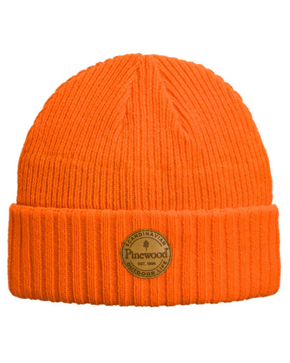 Orange Coloured Pinewood Windy Hat on white background #colour_orange