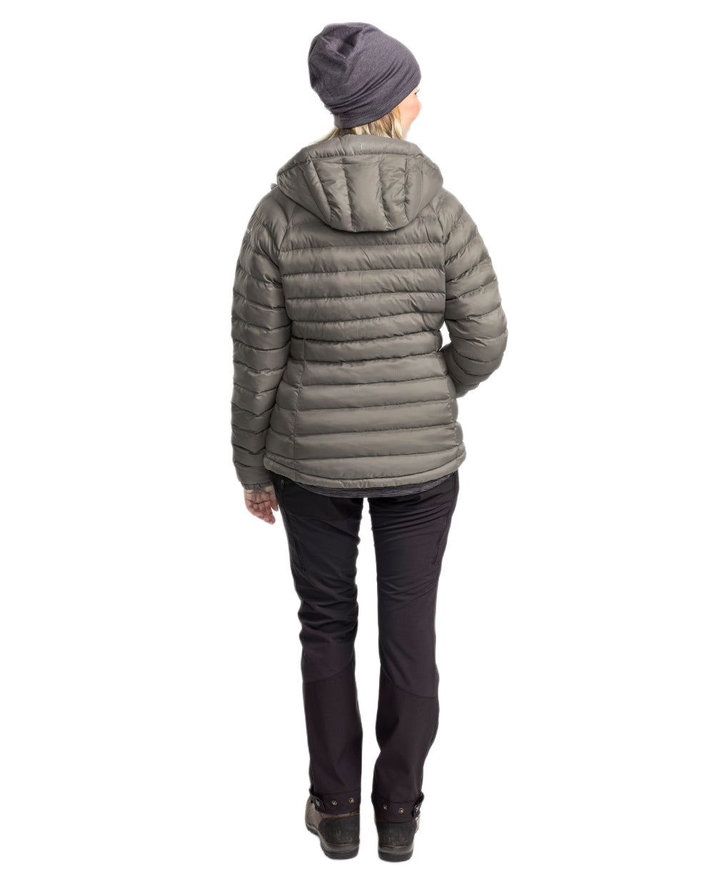 Black Coloured Pinewood Womens Abisko Brenton Trousers on white background #colour_black