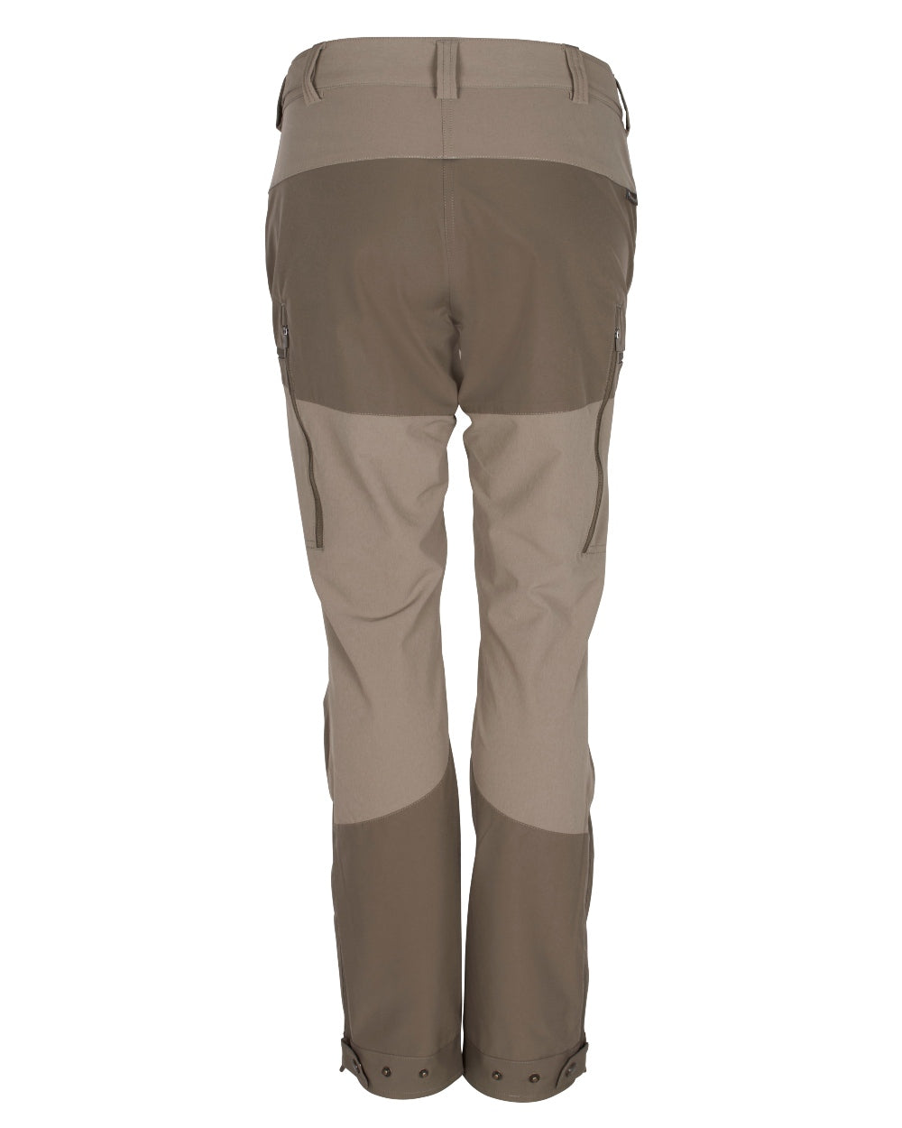 Mole Brown Coloured Pinewood Womens Abisko Brenton Trousers on white background #colour_mole-brown