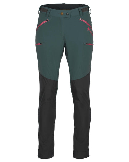 Urban Grey Dark Anthracite Coloured Pinewood Womens Abisko Brenton Trousers on white background #colour_urban-grey-dark-anthracite