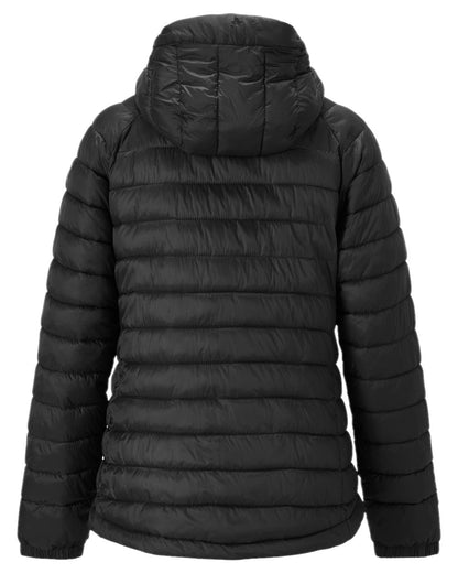 Black Coloured Pinewood Womens Abisko Insulation Jacket on white background #colour_black