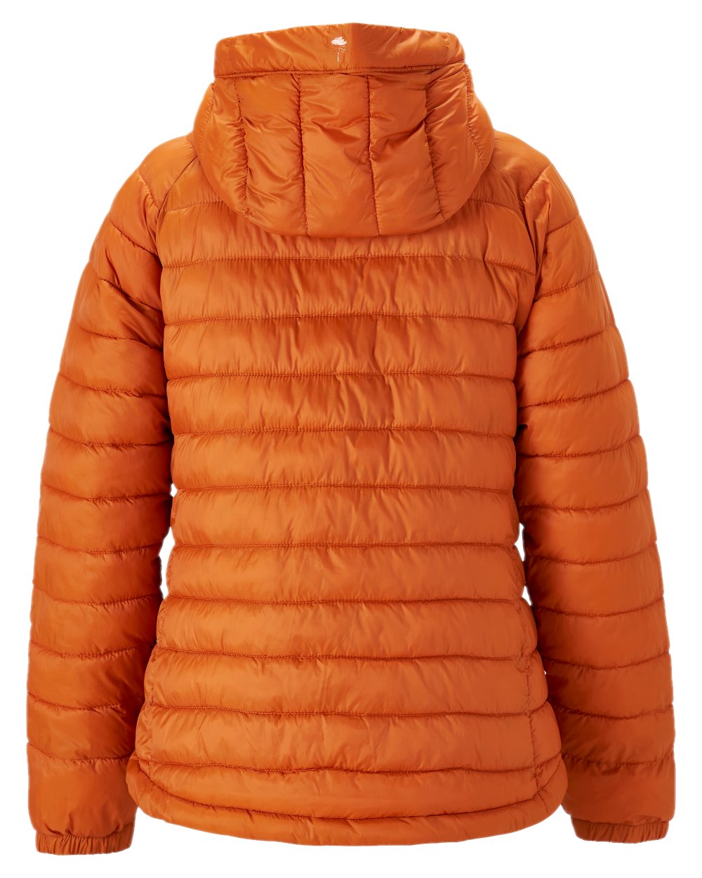 Burned Orange Coloured Pinewood Womens Abisko Insulation Jacket on white background #colour_burned-orange