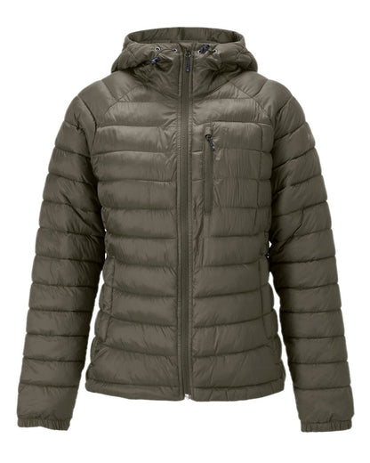 Clover Green Coloured Pinewood Womens Abisko Insulation Jacket on white background #colour_clover-green