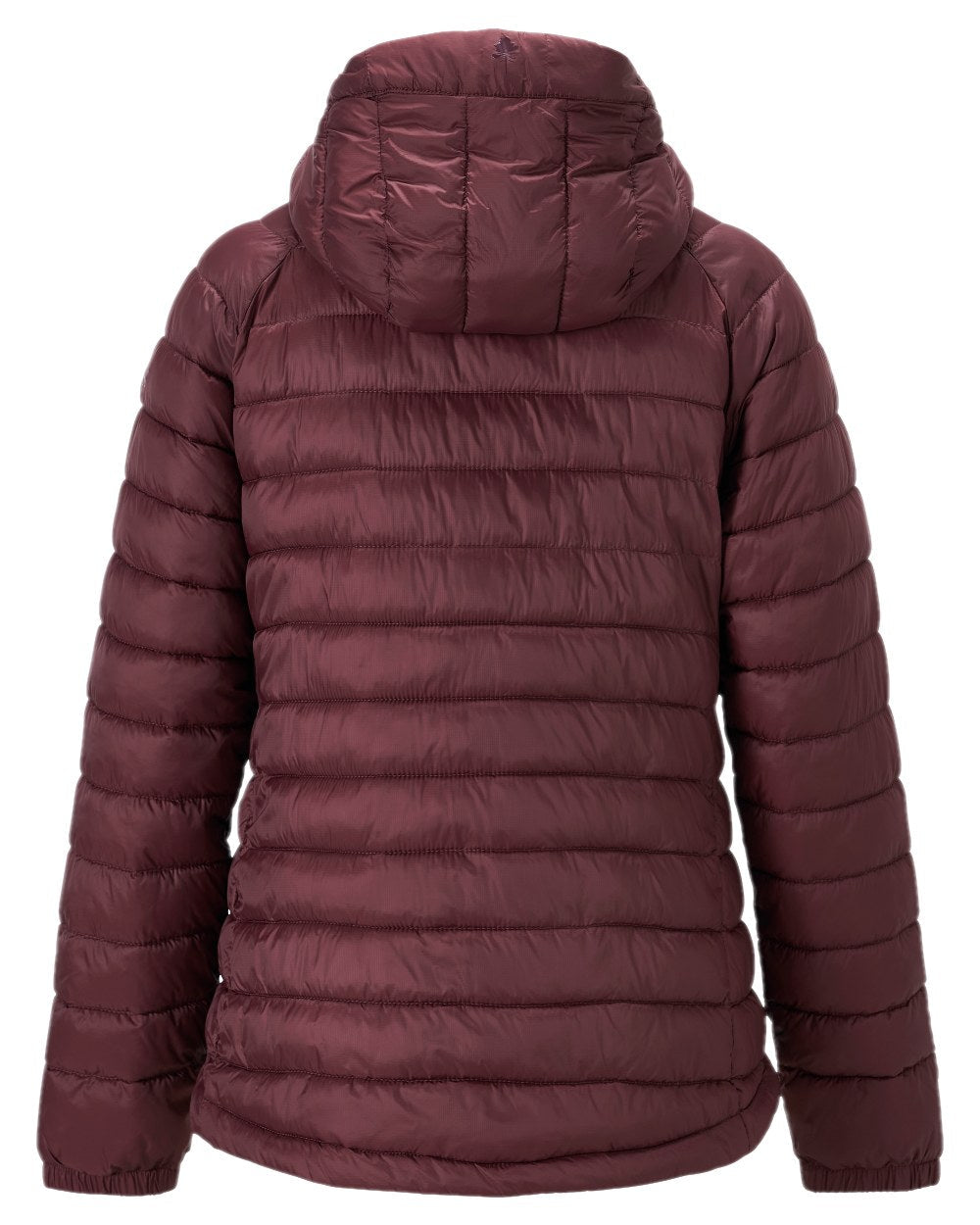 Earth Plum Coloured Pinewood Womens Abisko Insulation Jacket on white background #colour_earth-plum