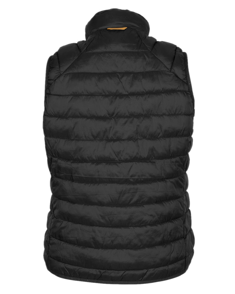 Black Coloured Pinewood Womens Abisko Insulation Vest on white background #colour_black