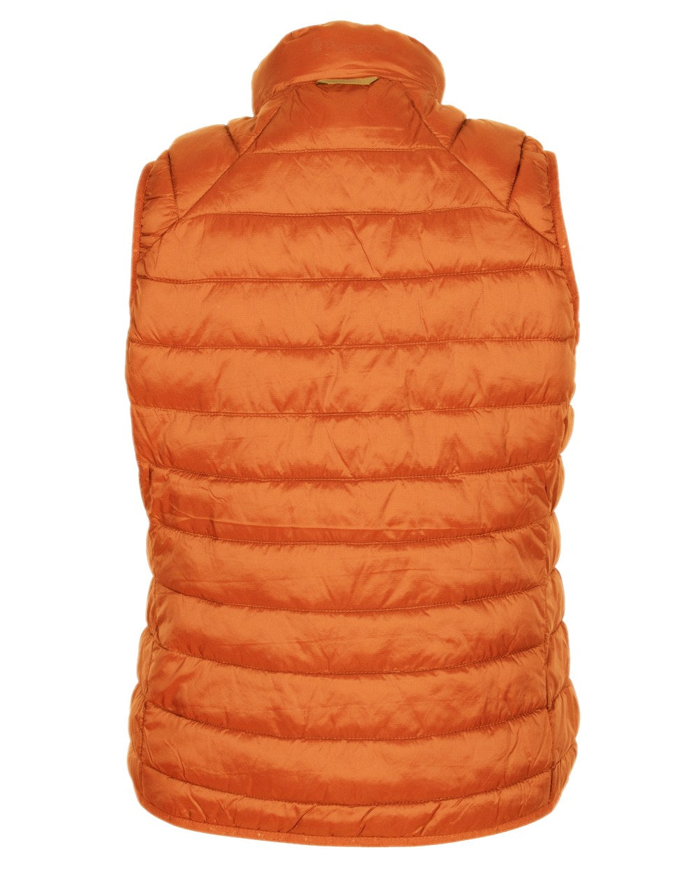 Burned Orange Coloured Pinewood Womens Abisko Insulation Vest on white background #colour_burned-orange