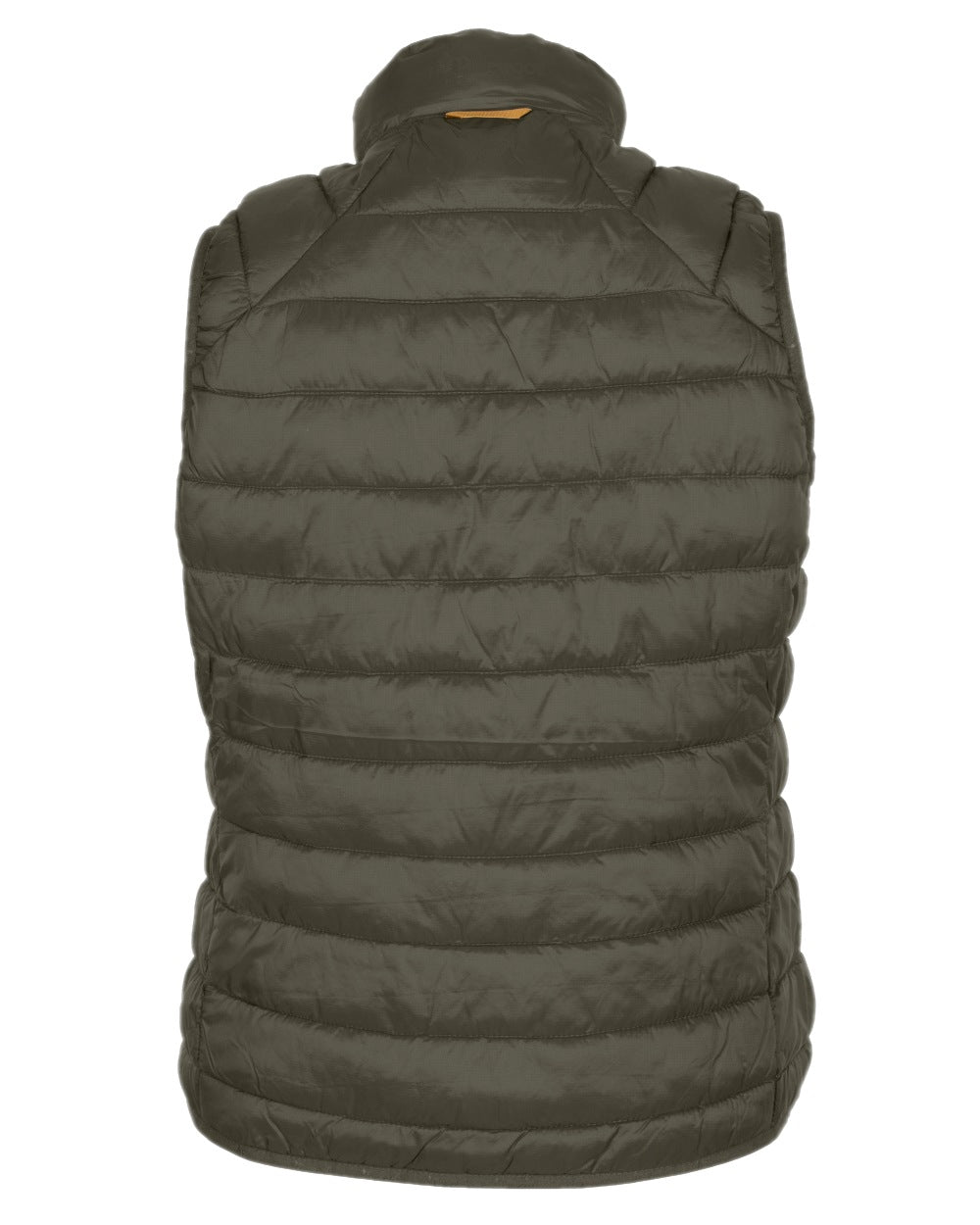 Clover Green Coloured Pinewood Womens Abisko Insulation Vest on white background #colour_clover-green