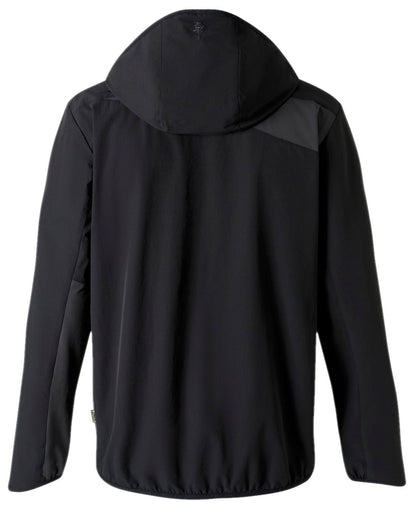 Black Dark Anthracite Coloured Pinewood Womens Abisko Light Stretch Jacket on white background #colour_black-dark-anthracite