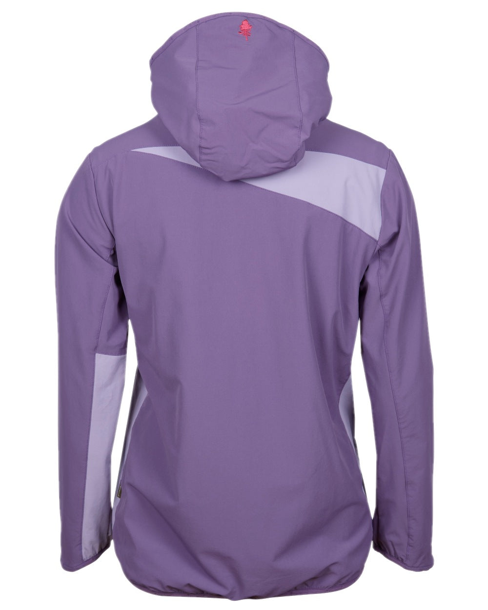 Light Lilac Coloured Pinewood Womens Abisko Light Stretch Jacket on white background #colour_light-lilac