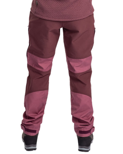 Light Plum Earth Plum Coloured Pinewood Womens Caribou TC Trousers on white background #colour_light-plum-earth-plum