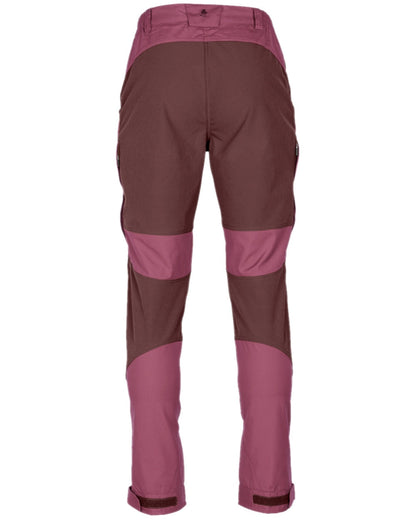 Light Plum Earth Plum Coloured Pinewood Womens Caribou TC Trousers on white background #colour_light-plum-earth-plum