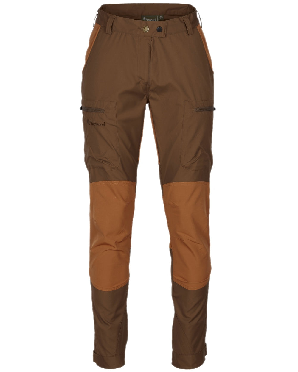 Nougat Fudge Coloured Pinewood Womens Caribou TC Trousers on white background #colour_nougat-fudge