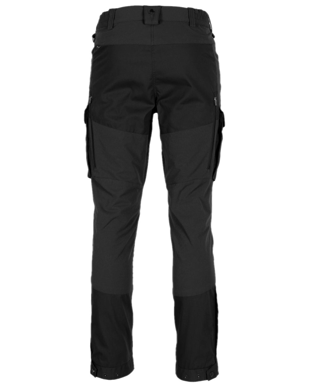 Black Coloured Pinewood Womens Dog Sports Trainer Extreme Trousers on white background #colour_black