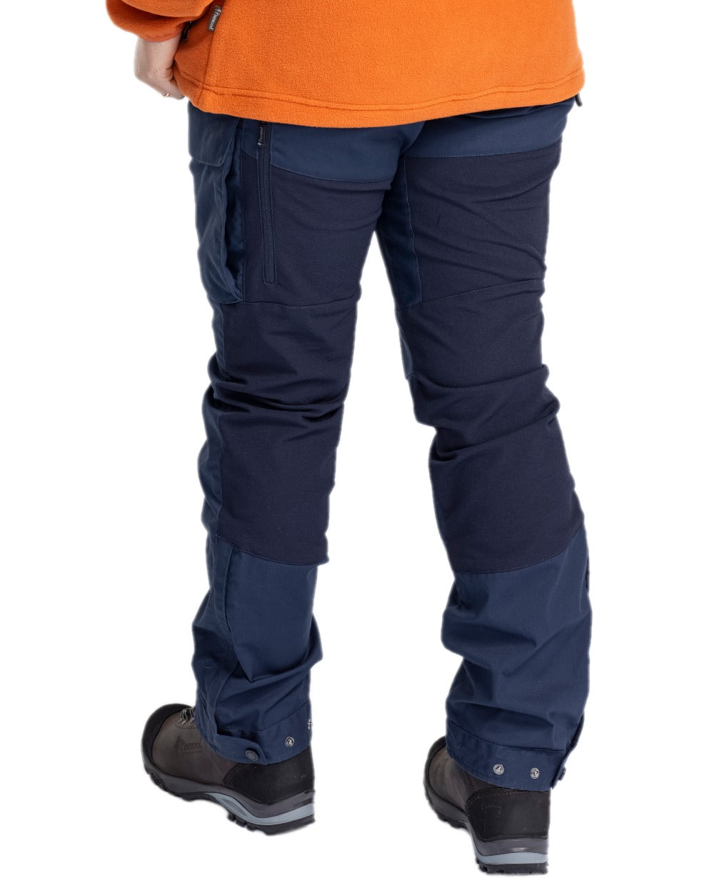 Dark Navy Deep Dark Navy Coloured Pinewood Womens Dog Sports Trainer Extreme Trousers on white background #colour_dark-navy-deep-dark-navy