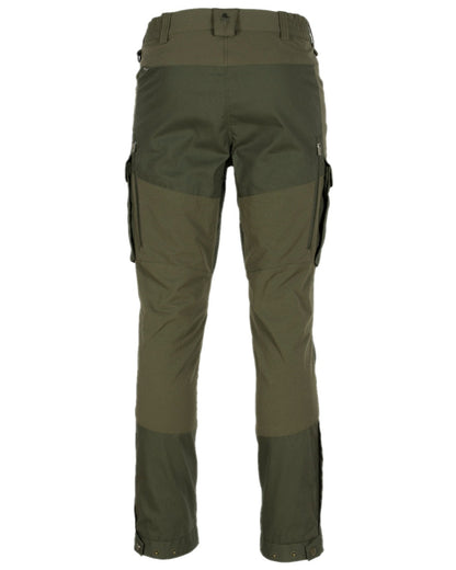 Moss Green Coloured Pinewood Womens Dog Sports Trainer Extreme Trousers on white background #colour_moss-green