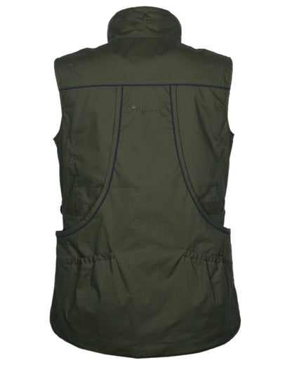 Moss Green Coloured Pinewood Womens Dog Sports Trainer Vest on white background #colour_moss-green