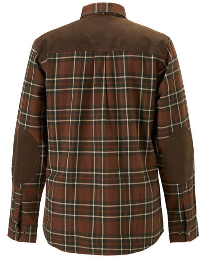 Nougat Beige coloured Pinewood Womens Douglas Shirt on white background #colour_nougat-beige