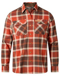 Orange Clay Dark Brown