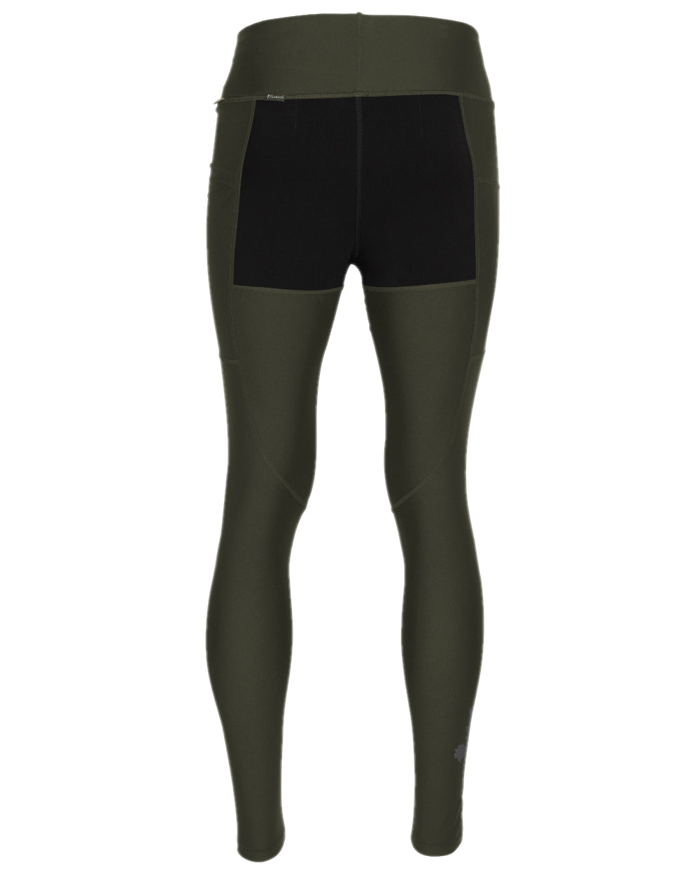 Moss Green Coloured Pinewood Womens Finnveden Active Tights 2.0 on white background #colour_moss-green
