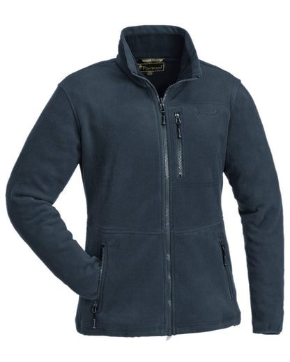 Dark Navy Coloured Pinewood Womens Finnveden Fleece Jacket on white background #colour_dark-navy