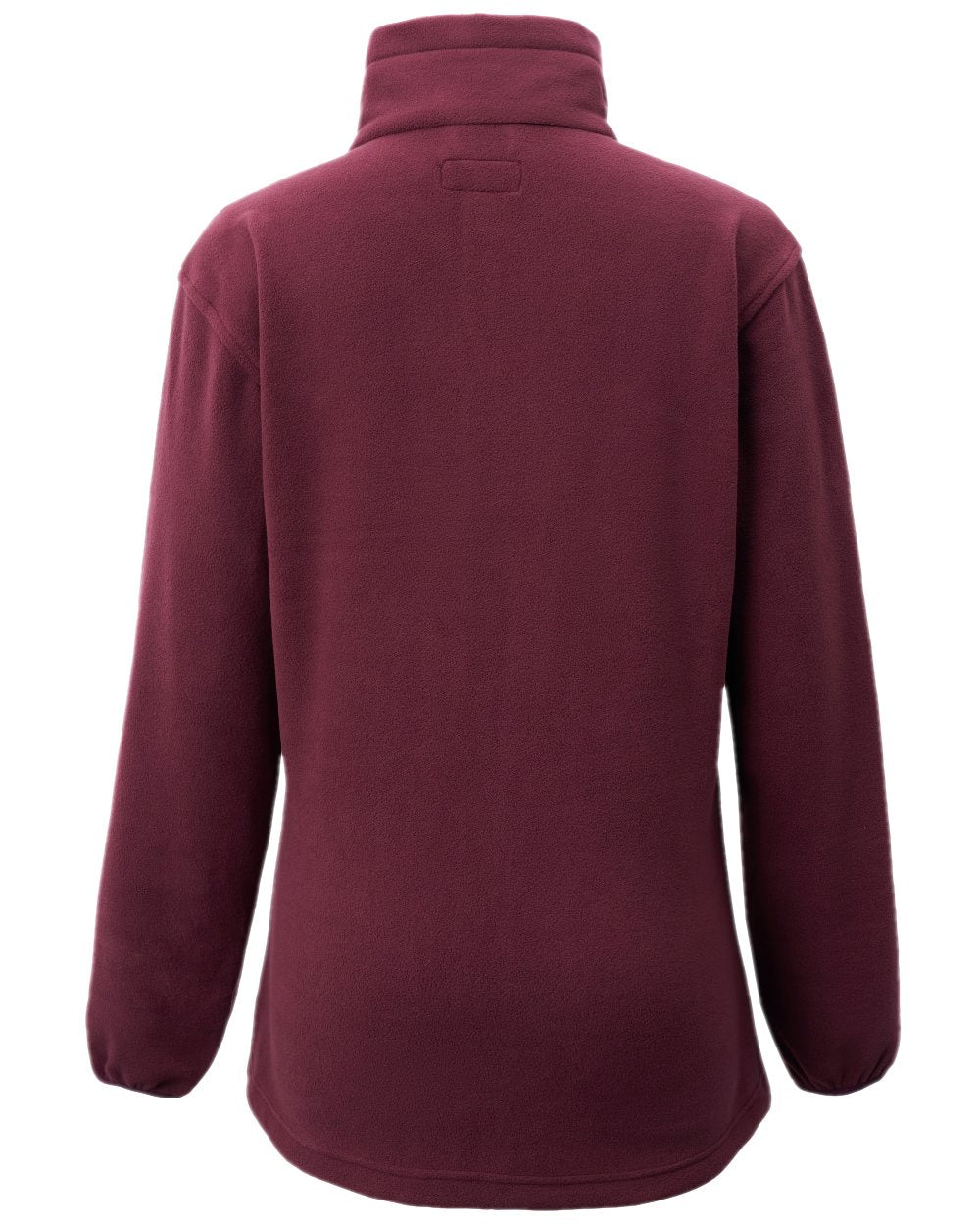 Earth Plum Coloured Pinewood Womens Finnveden Fleece Jacket on  white background #colour_earth-plum