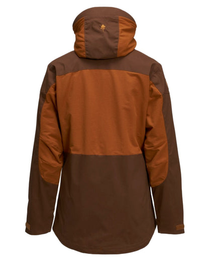 Fudge Nougat Coloured Pinewood Womens Finnveden Hybrid Extreme Jacket on white background #colour_fudge-nougat