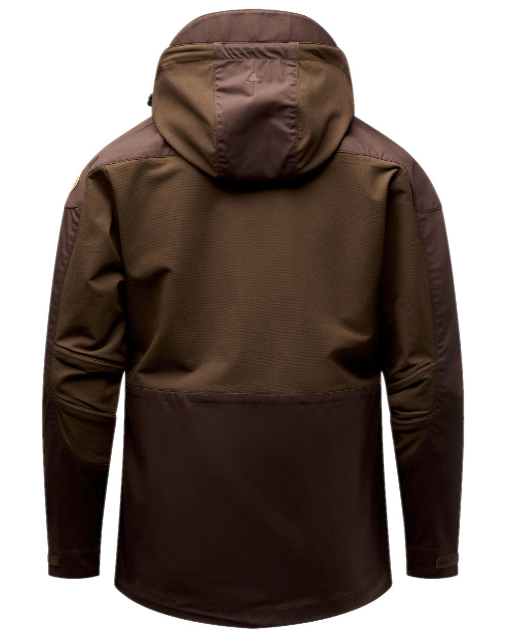 Dark Brown Coloured Pinewood Womens Finnveden Hybrid Jacket on white background #colour_dark-brown