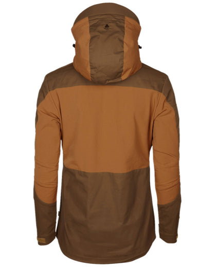 Fudge Nougat Coloured Pinewood Womens Finnveden Hybrid Jacket on white background #colour_fudge-nougat