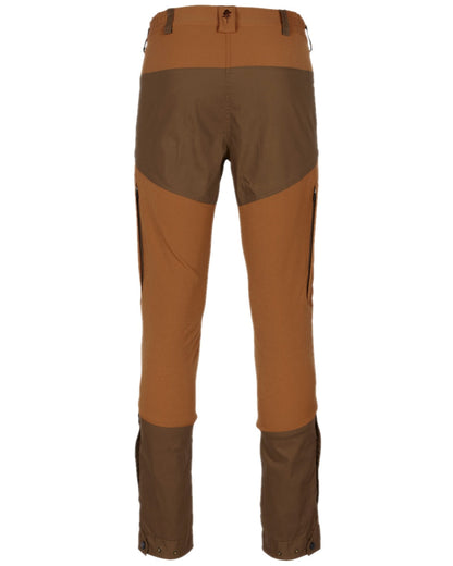 Fudge Nougat Coloured Pinewood Womens Finnveden Hybrid Trousers on white background #colour_fudge-nougat