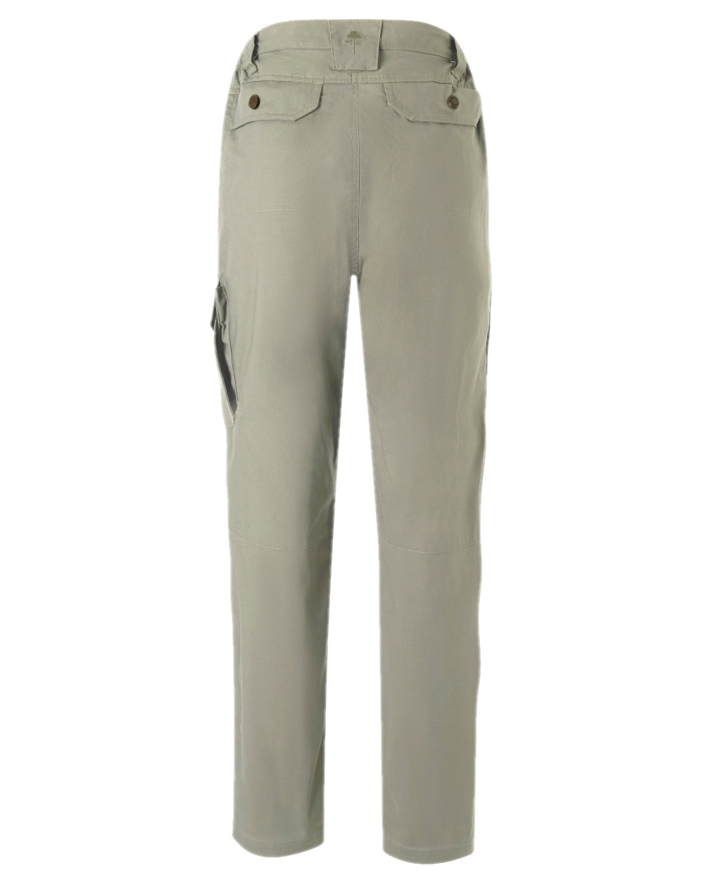 Light Khaki Coloured Pinewood Womens Finnveden Outdoor Trousers on white background #colour_light-khaki