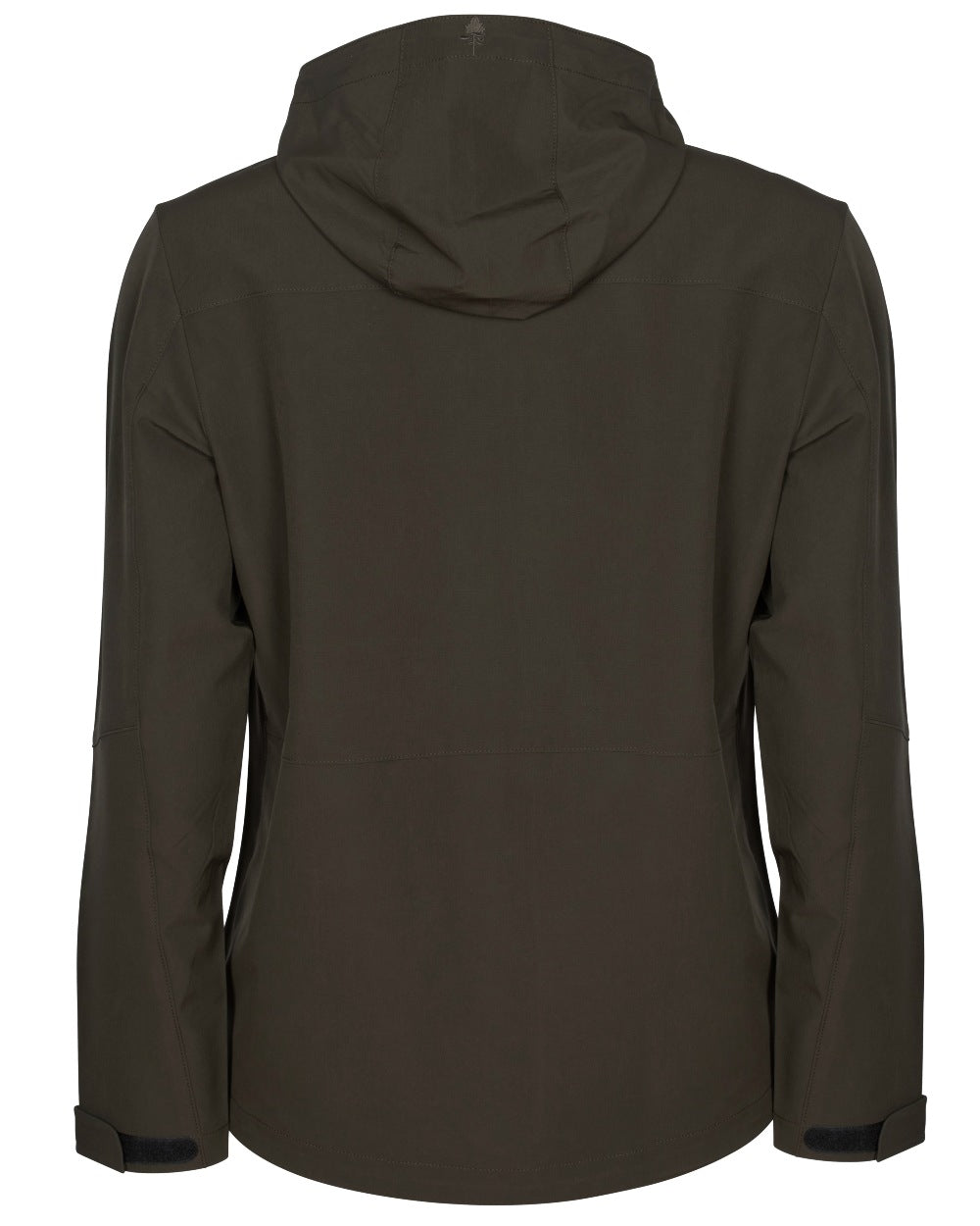 Dark Green coloured Pinewood Womens Finnveden Trail Stretch Jacket on white background #colour_dark-green