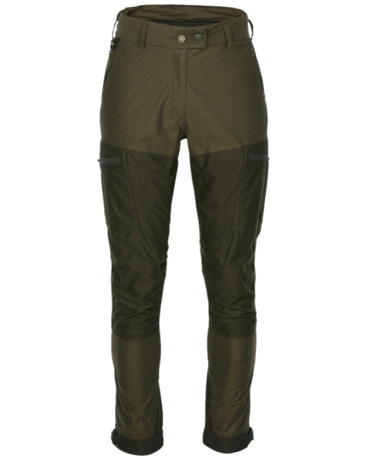Hunting Brown Suede Brown Coloured Pinewood Womens Retriever Active Trousers on white background #colour_hunting-brown-suede-brown