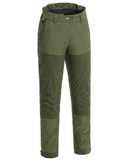 Mossgreen coloured Pinewood Womens Retriever Active Trousers on white background #colour_moss-green