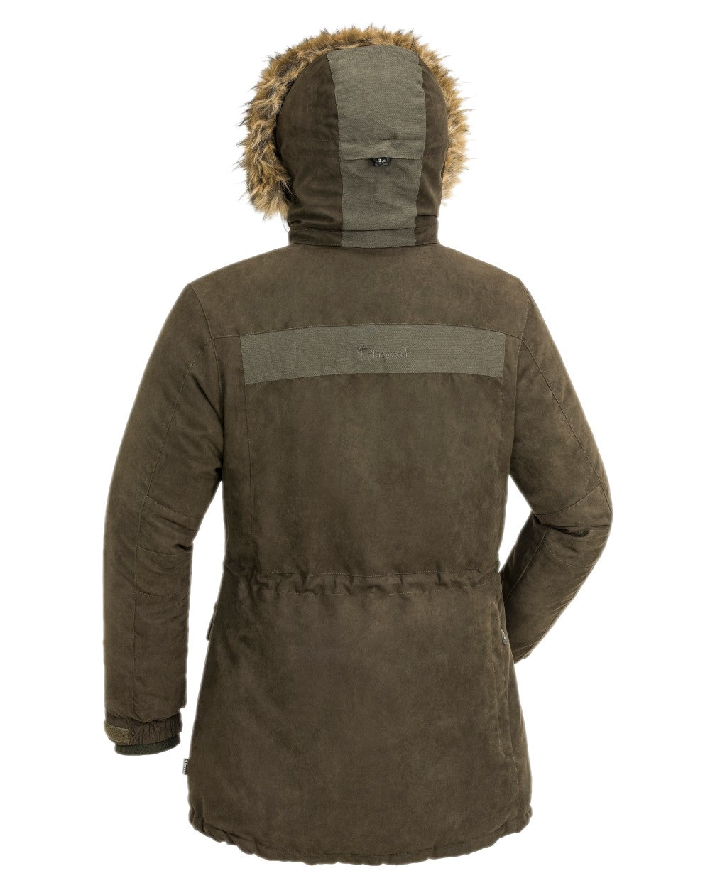 Suede Brown Coloured Pinewood Womens Smaland Abisko 2.0 Hunting Jacket on white background #colour_suede-brown