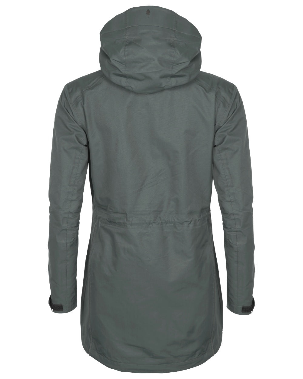 Urban Grey coloured Pinewood Womens Wilda Parka on white background #colour_urban-grey