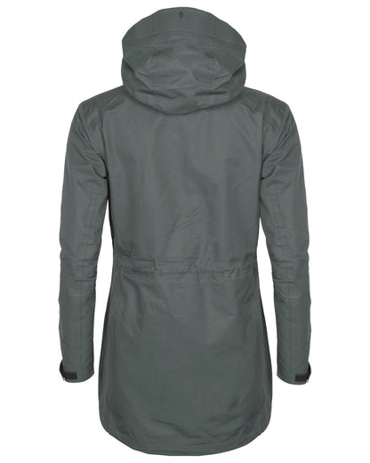 Urban Grey coloured Pinewood Womens Wilda Parka on white background #colour_urban-grey