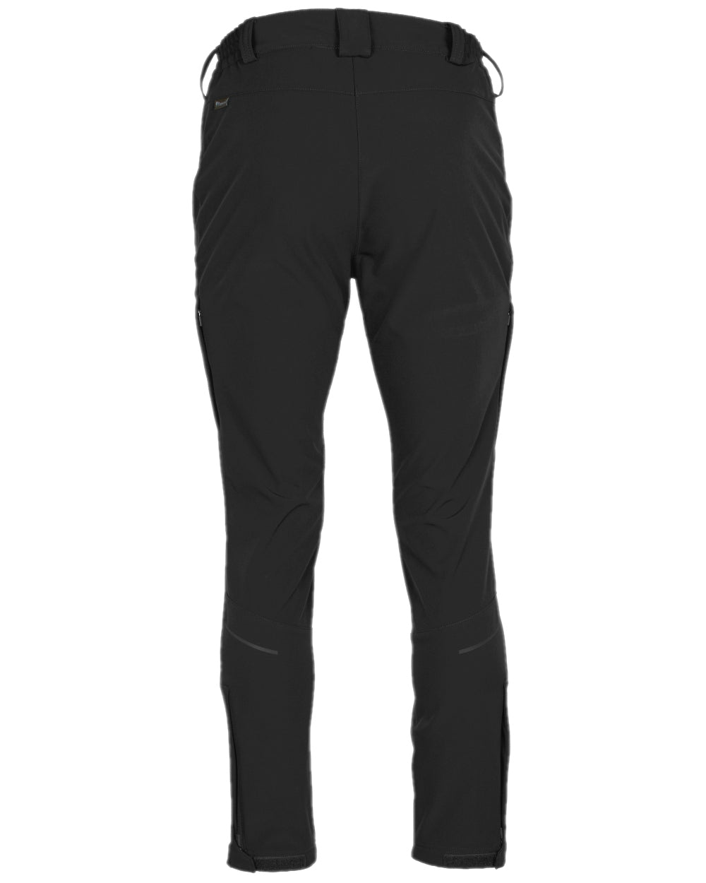 Black Coloured Pinewood Womens Wilda Stretch Shell Trousers on white background #colour_black