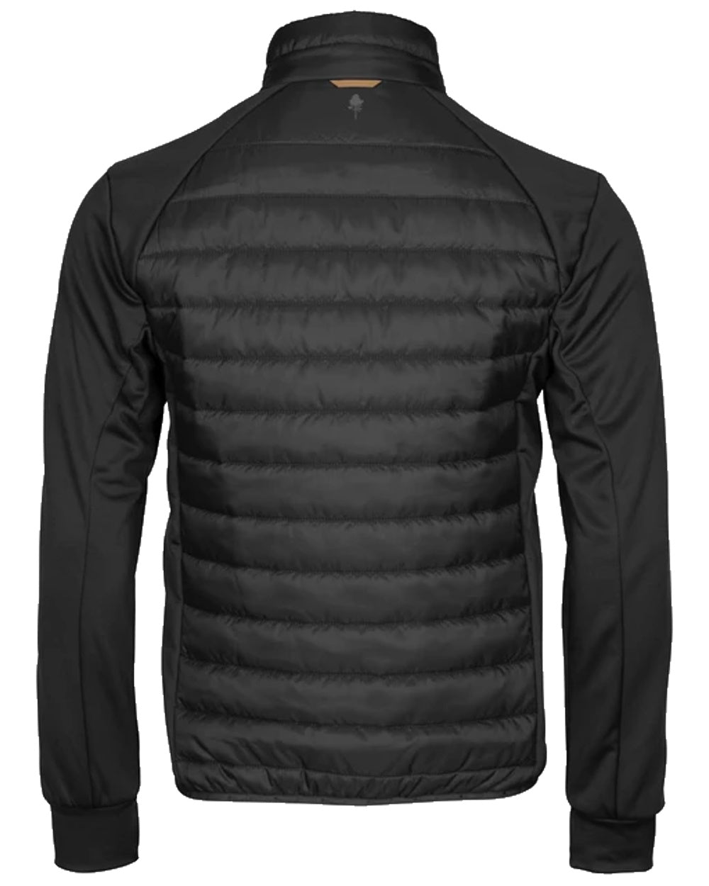 Pinewood Mens Finnveden Hybrid Power Fleece Jacket in Black #colour_black
