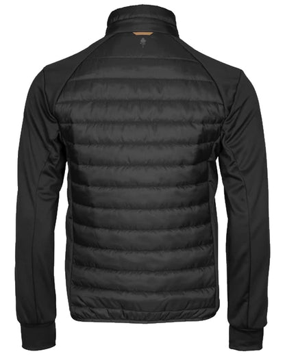 Pinewood Mens Finnveden Hybrid Power Fleece Jacket in Black #colour_black