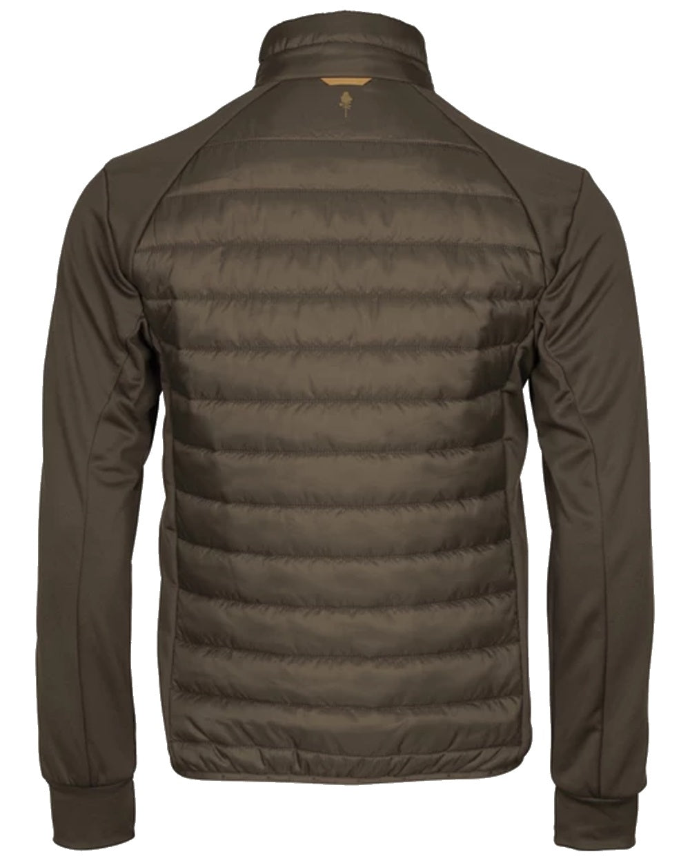 Pinewood Mens Finnveden Hybrid Power Fleece Jacket in Dusty Brown #colour_dusty-brown
