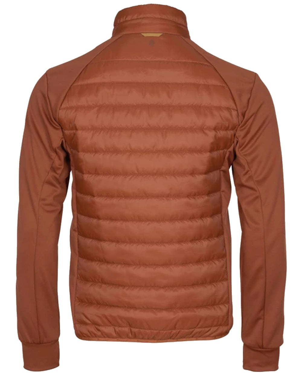 Pinewood Mens Finnveden Hybrid Power Fleece Jacket in Terracotta #colour_terracotta