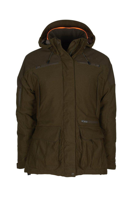 Pinewood Women Småland Forest Padded Jacket In Hunting Green