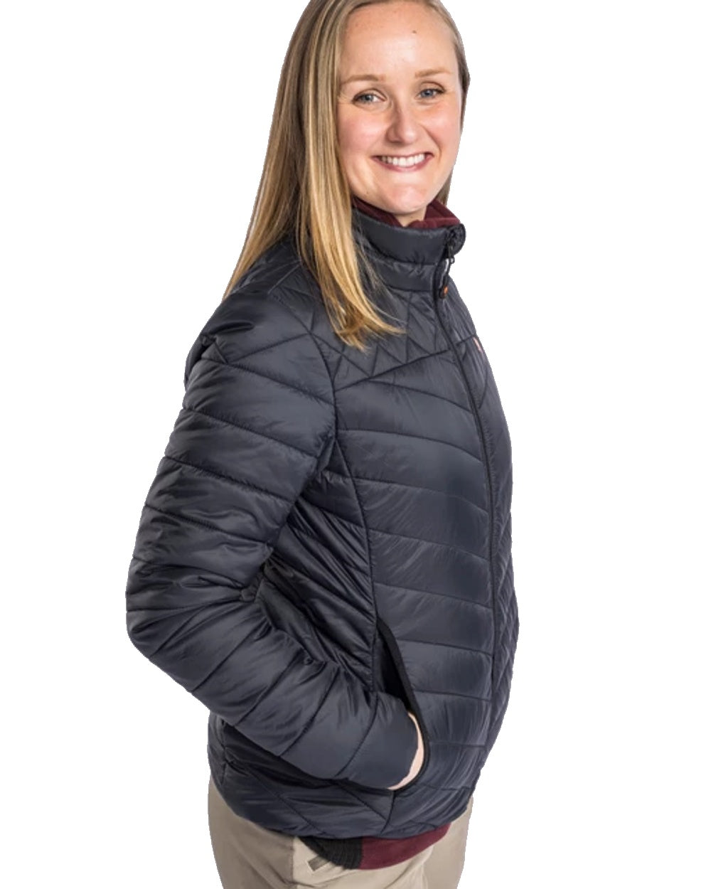 Pinewood Womens Abisko Insulation Lite Jacket in Black #colour_black