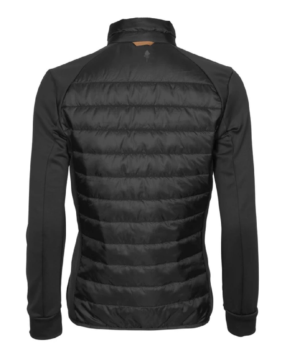 Pinewood Womens Finnveden Hybrid Power Fleece Jacket in Black #colour_black