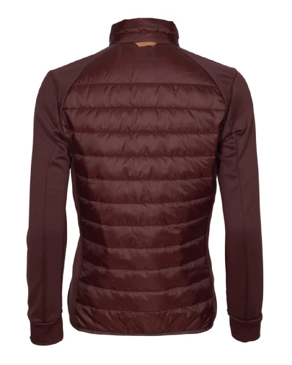 Pinewood Womens Finnveden Hybrid Power Fleece Jacket in Earth Plum #colour_earth-plum